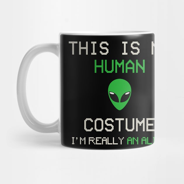 This is My Human Costume, I'm Really an Alien by tioooo